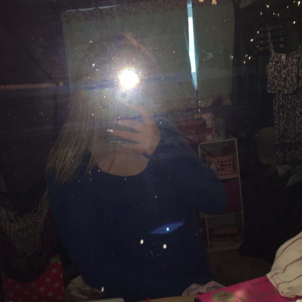 super cute blue so sweater